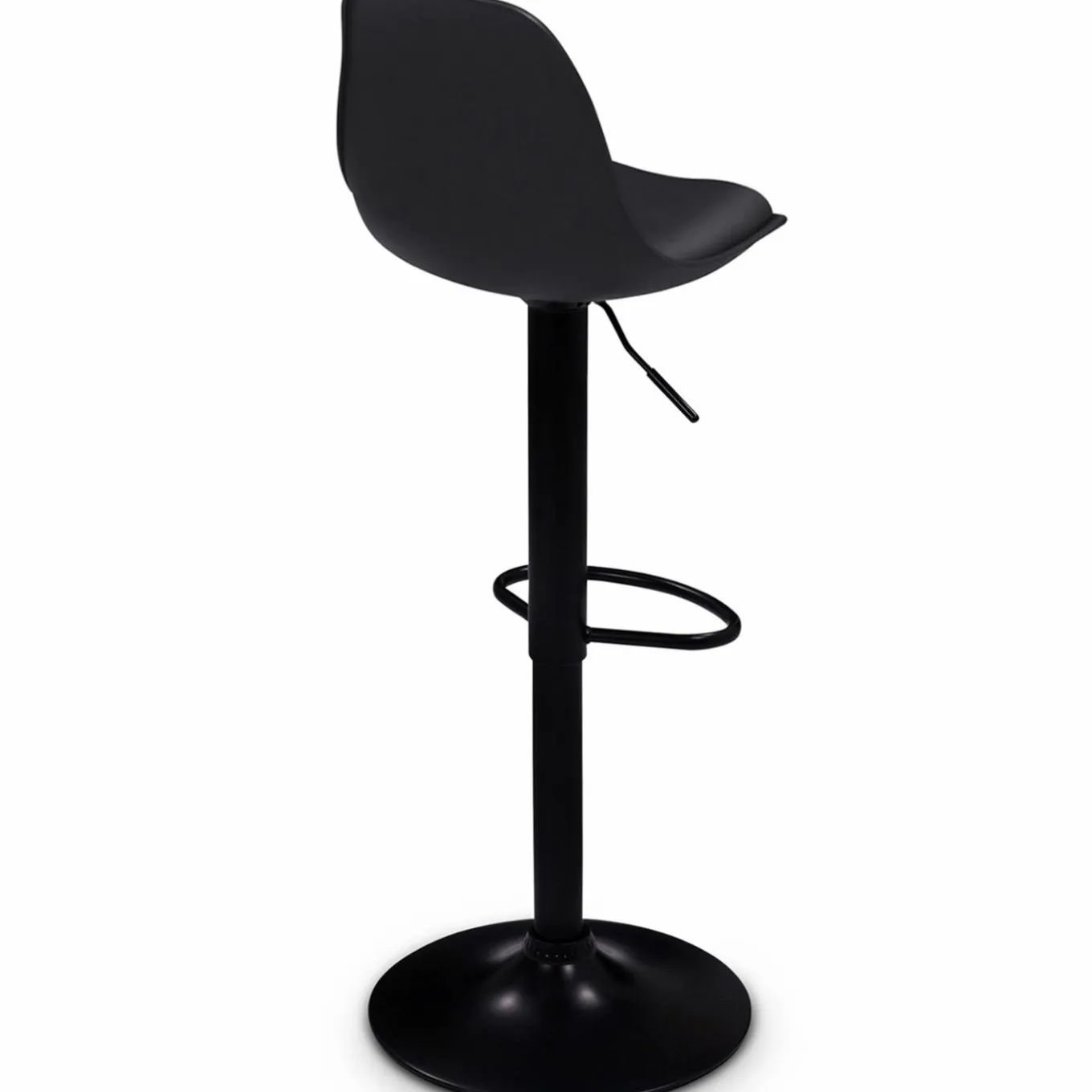 IDMarket Lot de 2 tabourets de bar noir réglables* Collection Contemporaine|Tabourets De Bar