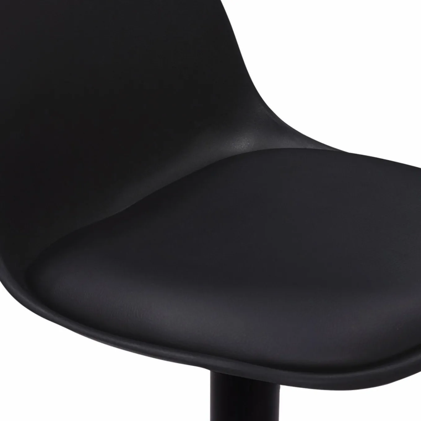 IDMarket Lot de 2 tabourets de bar noir réglables* Collection Contemporaine|Tabourets De Bar