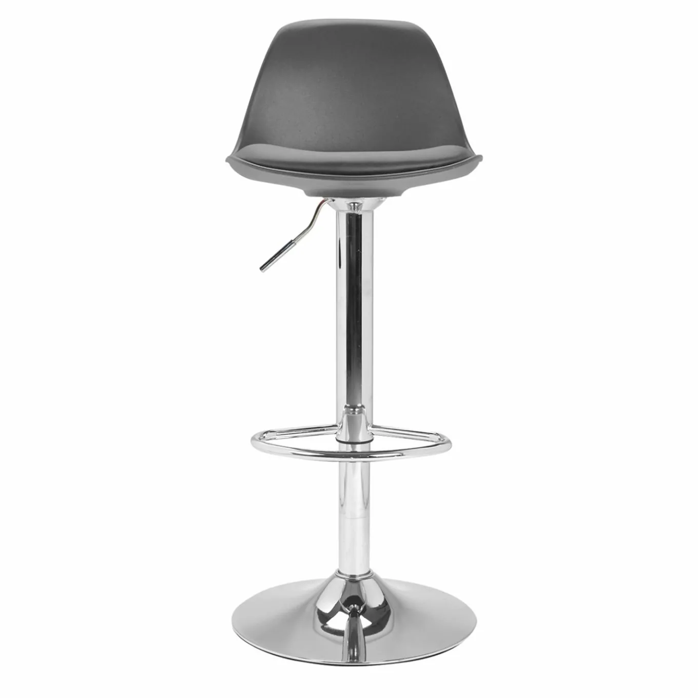 IDMarket Lot de 2 tabourets de bar Karl design gris* Collection Contemporaine|Tabourets De Bar