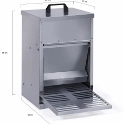 IDMarket Mangeoire à poule anti-nuisible* Accessoires Animaux|Accessoires Poulailler