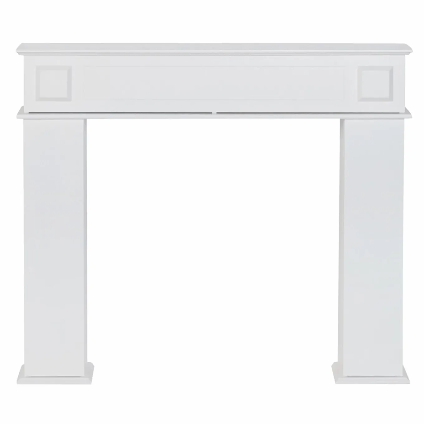 IDMarket Manteau de cheminée console décorative avec rangement* Accessoires Cheminée|Décoration Et Accessoires