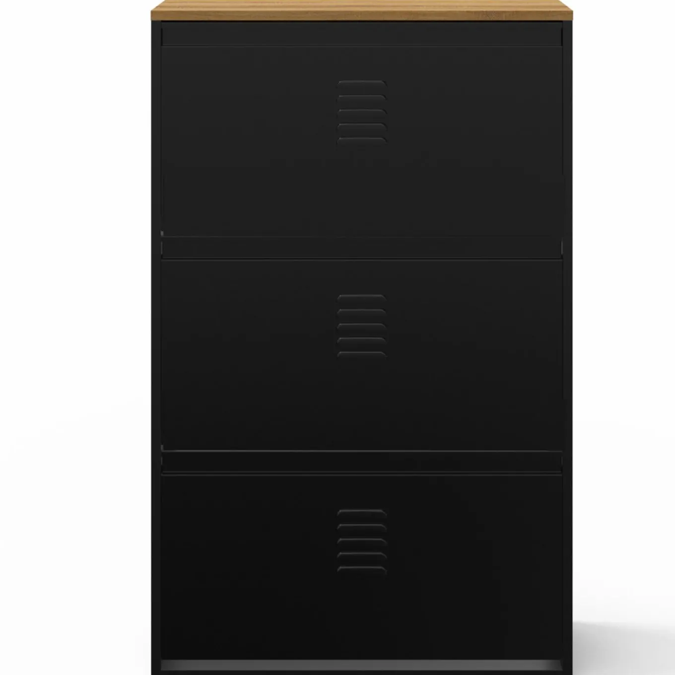 IDMarket Meuble à chaussures industriel grande capacité 18 paires* Rangement Et Accessoires|Collection Métal