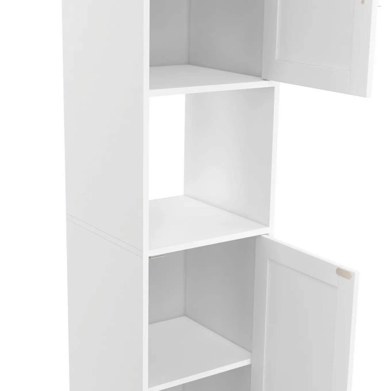 IDMarket Meuble colonne blanc 170 cm pour salle de bain avec rangement* Meubles Salle De Bain