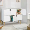 IDMarket Meuble de rangement 6 cases pour enfant bois blanc*Enfant Meubles Blancs|Etagères