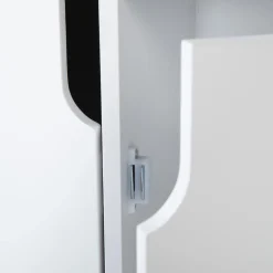 IDMarket Meuble de rangement 6 cases pour enfant bois blanc*Enfant Meubles Blancs|Etagères