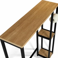 IDMarket Meuble dessus WC industriel bois et métal* Collection Industrielle|Meubles Wc