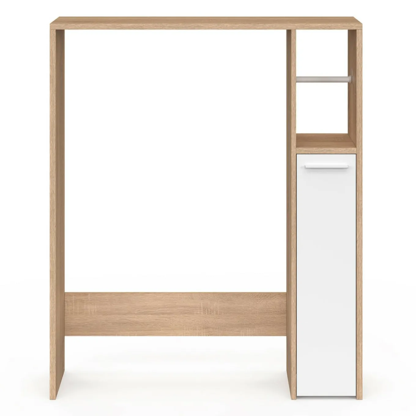 IDMarket Meuble dessus wc placard hêtre blanc* Meubles Salle De Bain|Meubles Wc