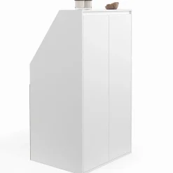 IDMarket Meuble sous pente blanc avec rangement* Meubles Blancs|Armoires