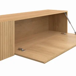 IDMarket Meuble Télé suspendu 180 cm bois coloris chêne* Meubles Tv|Salon Complet