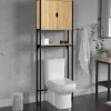 IDMarket Meuble toilette industriel bois et métal* Meubles Hauts|Meubles En Bois