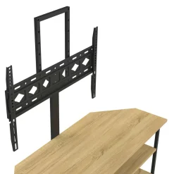 IDMarket Meuble TV 100 cm d'angle design industriel avec étagères et support TV réglable de 32 à 70 pouces* Meubles Tv|Salon Complet