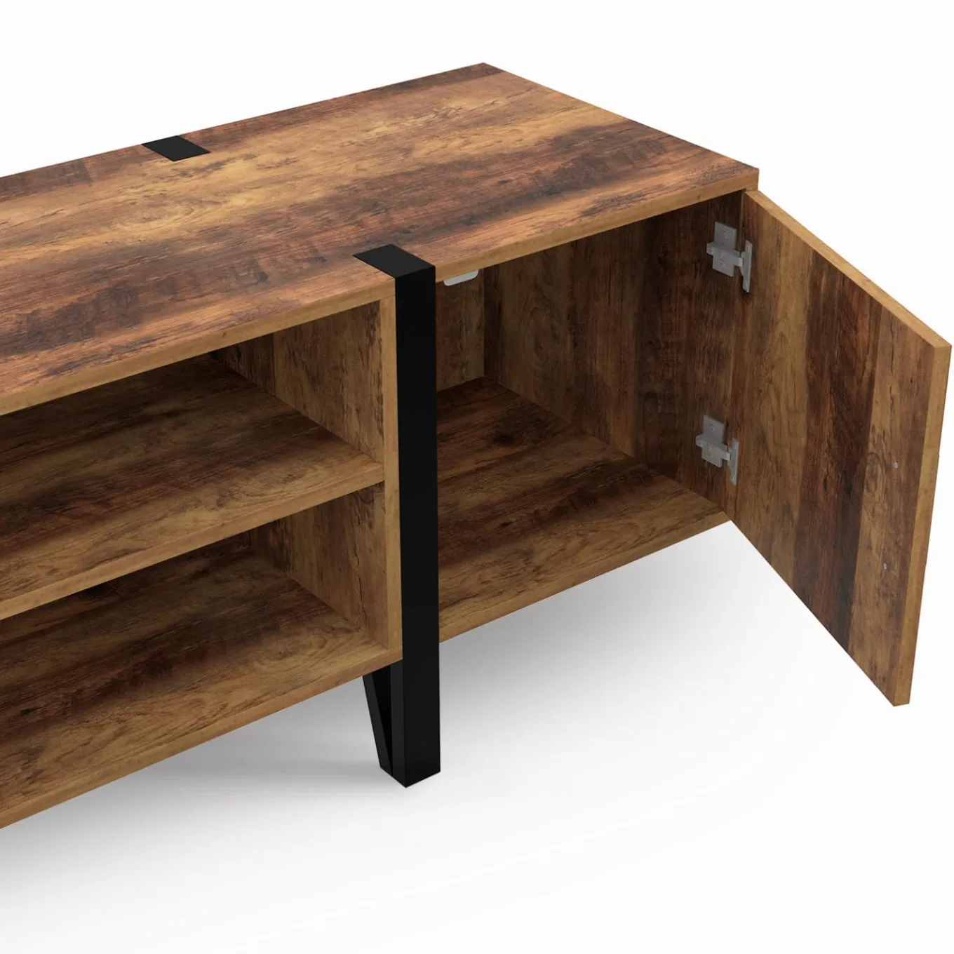 IDMarket Meuble TV 140cm avec 2 portes* Meubles Tv|Salon Complet