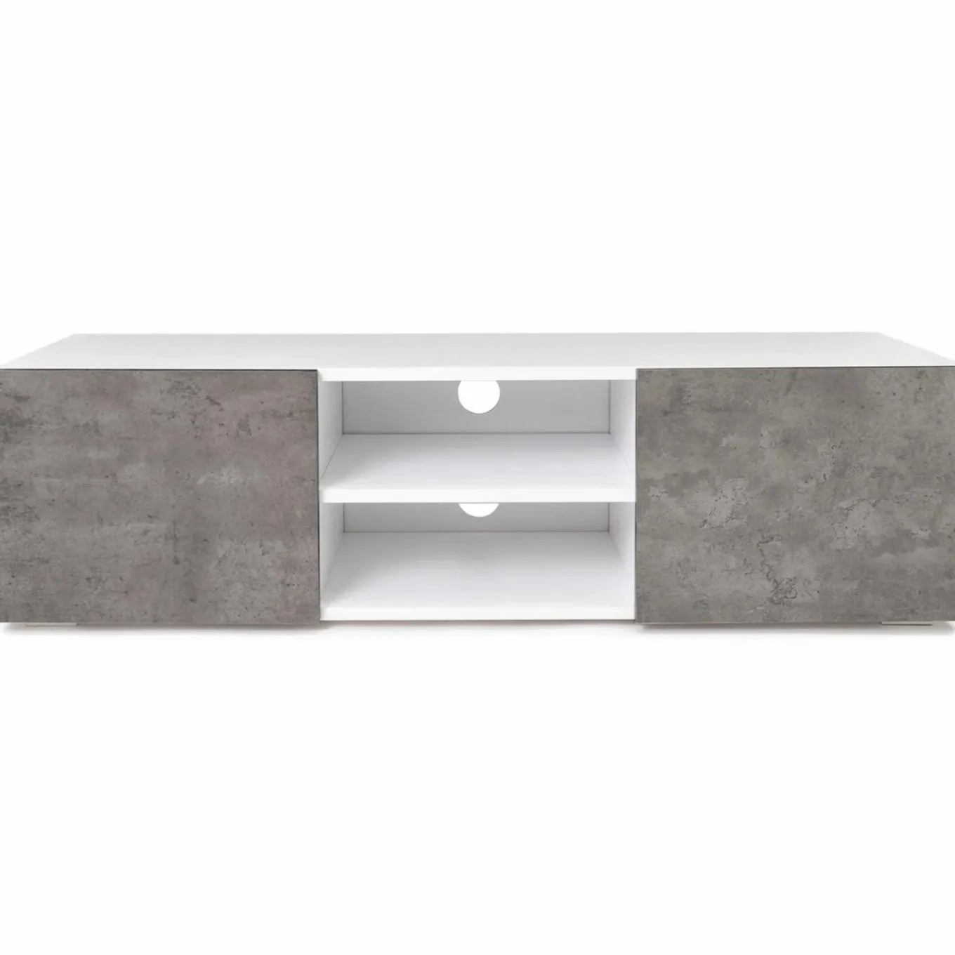 IDMarket Meuble TV effet béton* Meubles Bas|Collection Design