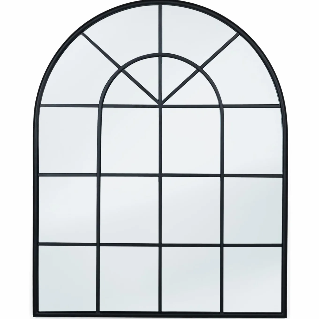IDMarket Miroir verrière en arche 80 x 100 cm* Décoration Et Accessoires|Collection Agencement Magasin