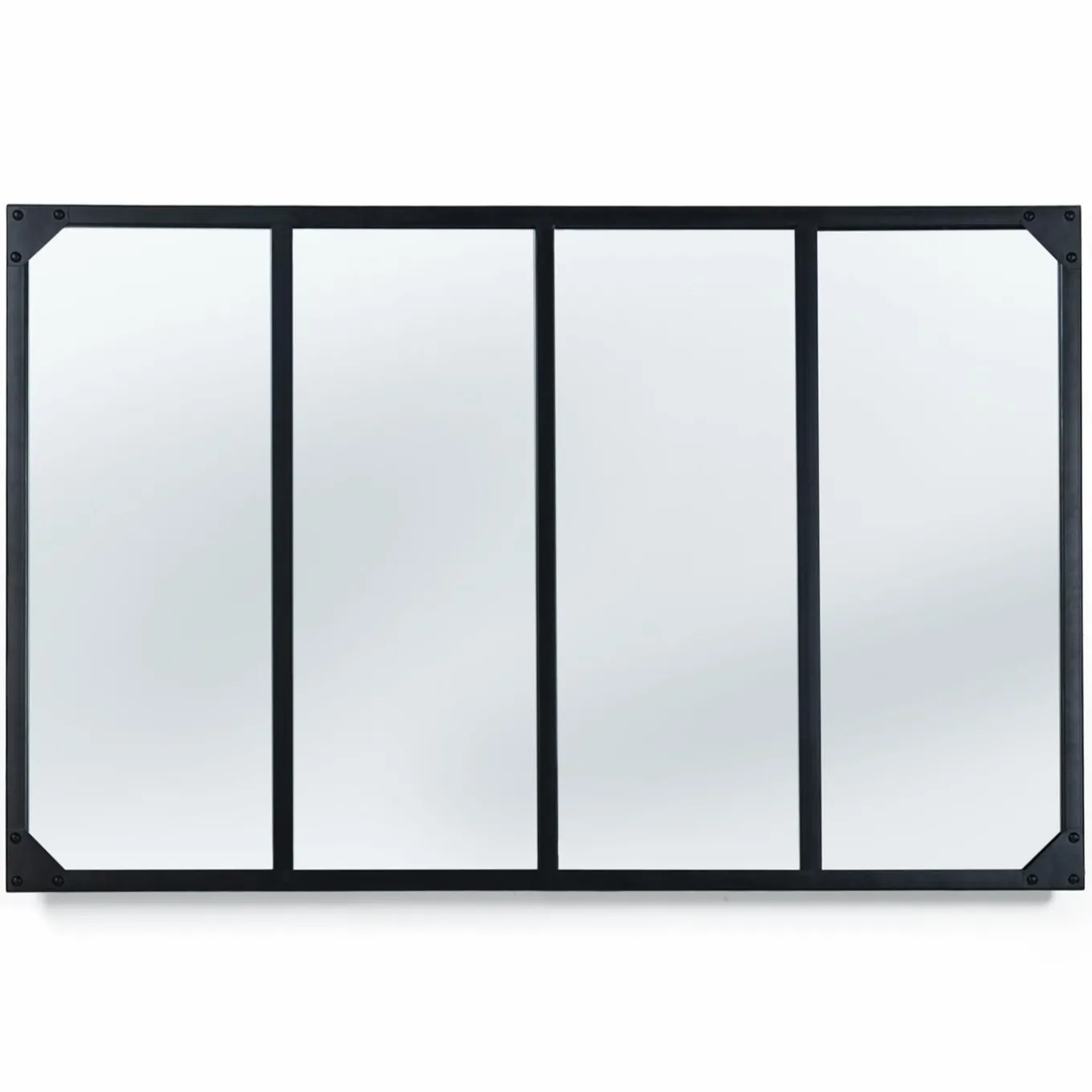 IDMarket Miroir verrière style industriel* Décoration Et Accessoires|Collection Agencement Magasin