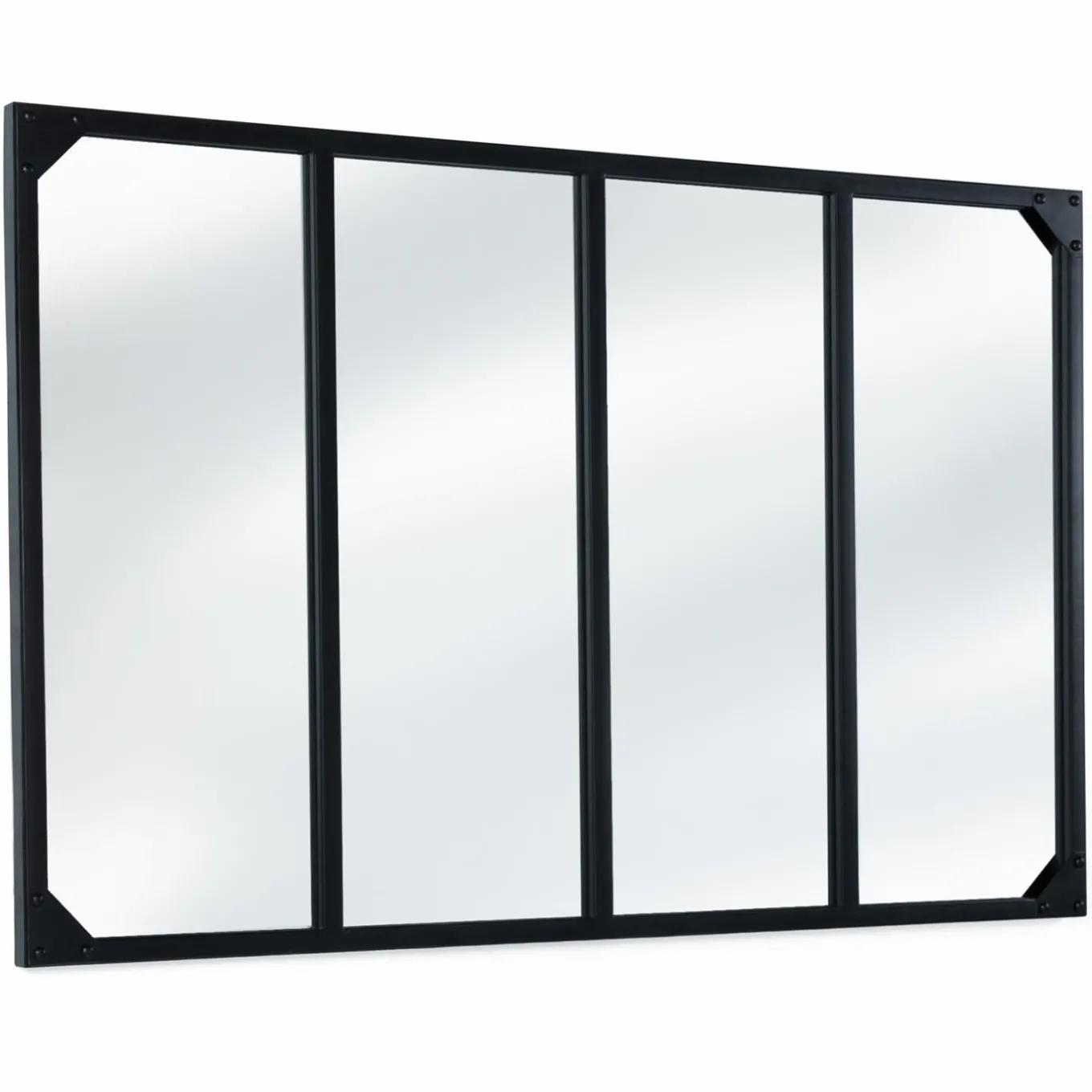 IDMarket Miroir verrière style industriel* Décoration Et Accessoires|Collection Agencement Magasin