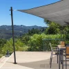 IDMarket Mâts réglables de fixation pour voile d’ombrage x2* Voiles D'Ombrage
