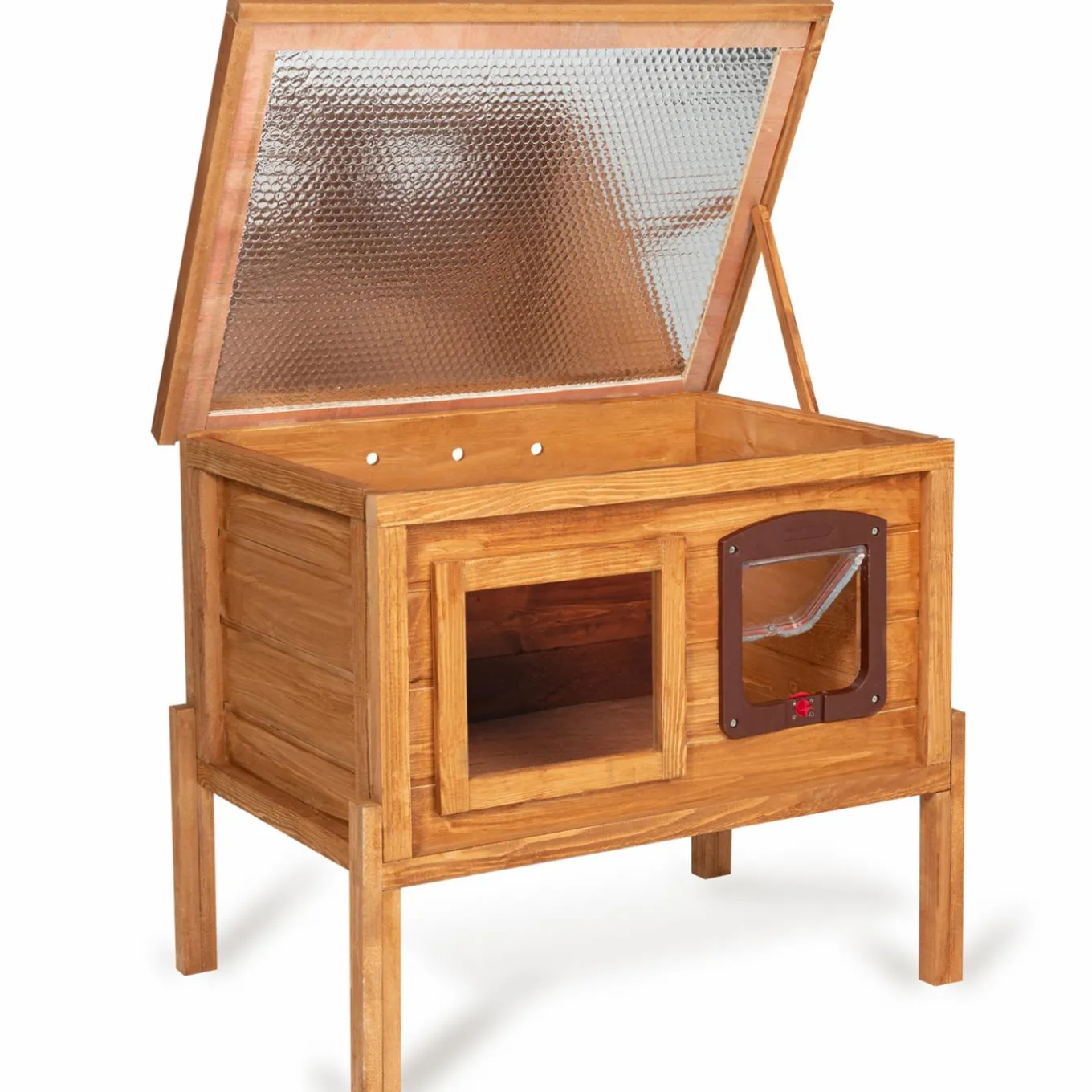 IDMarket Niche en bois pour chat* Niches Pour Chat|Accessoires Animaux