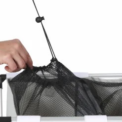 IDMarket Panier à linge pliable gris 3 compartiments* Paniers À Linge|Accessoires Salle De Bain