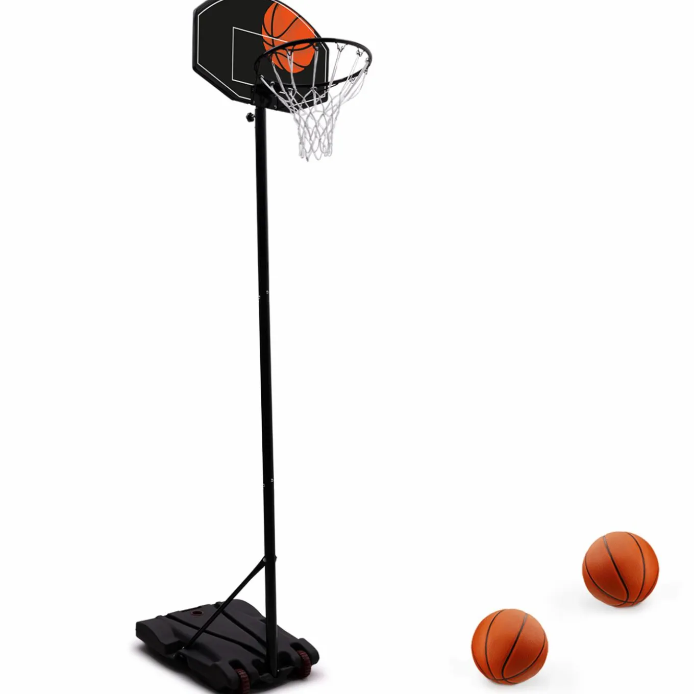 IDMarket Panier de basket intérieur/extérieur sur pied hauteur réglable 240 à 305 cm*Enfant Jeux Enfant|Loisirs Et Jeux D'Exterieur