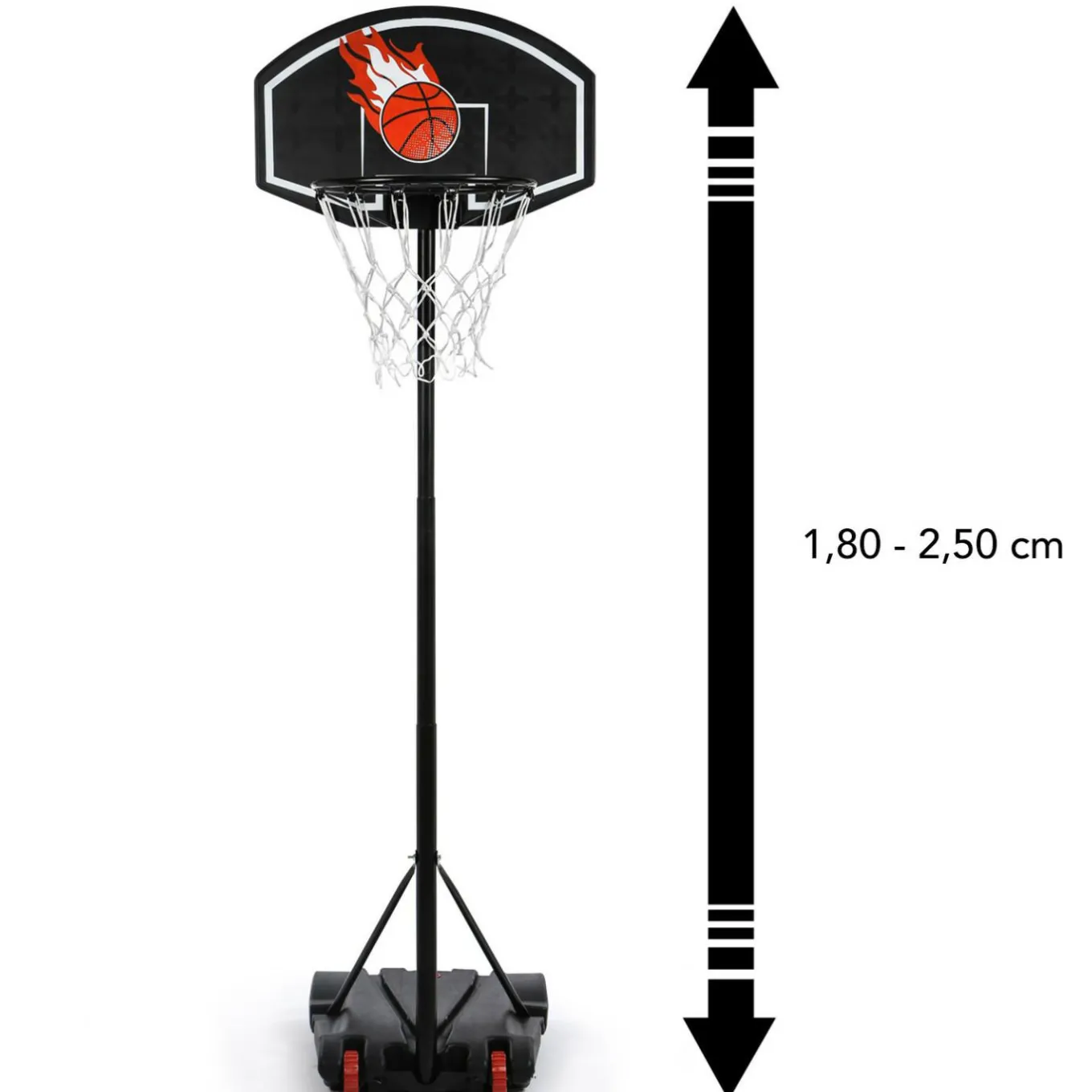 IDMarket Panier de basket sur pied hauteur réglable*Enfant Jeux Enfant|Loisirs Et Jeux D'Exterieur