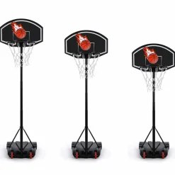 IDMarket Panier de basket sur pied hauteur réglable*Enfant Jeux Enfant|Loisirs Et Jeux D'Exterieur