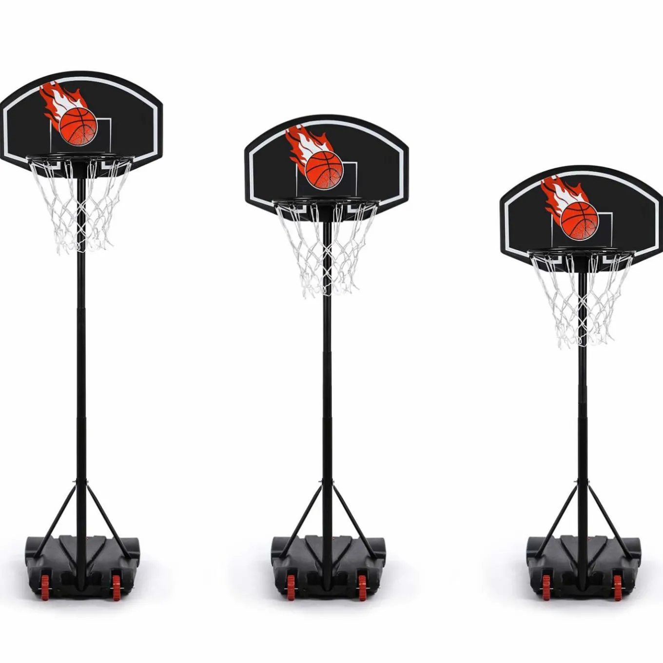 IDMarket Panier de basket sur pied hauteur réglable*Enfant Jeux Enfant|Loisirs Et Jeux D'Exterieur