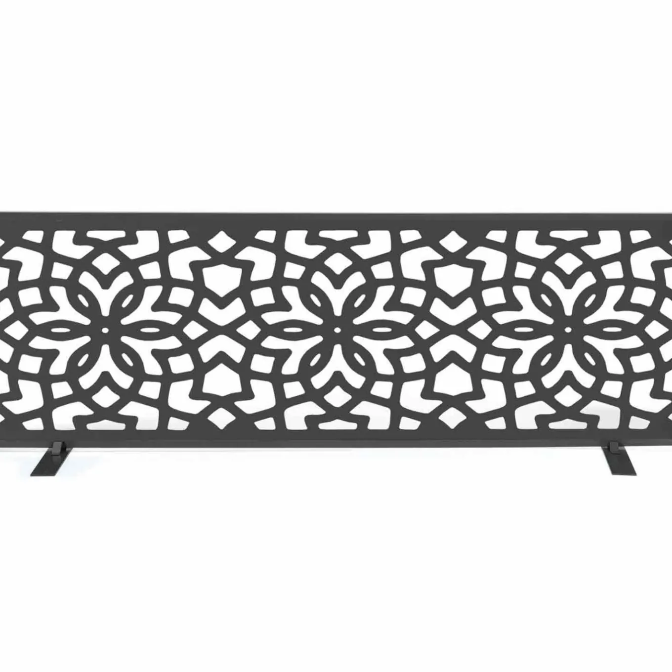 IDMarket Panneau décoratif extérieur motif azulejo gris 150x50cm* Panneaux Occultants