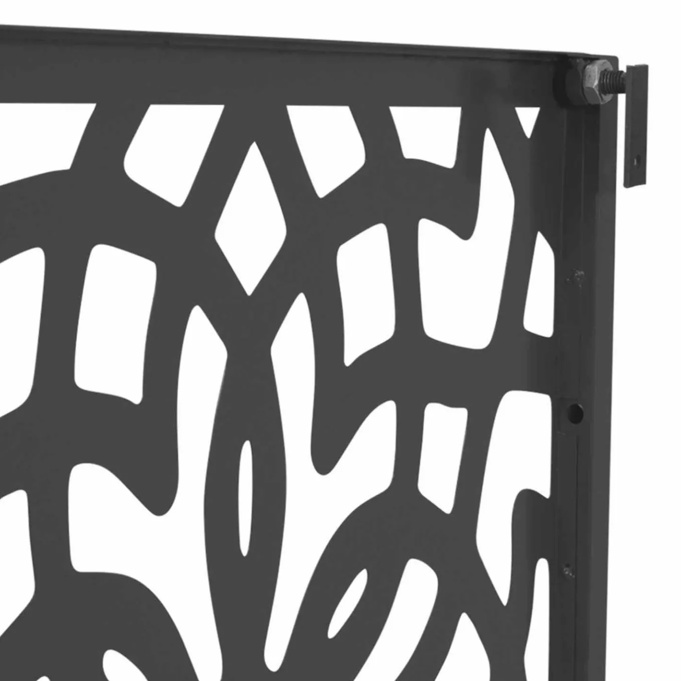 IDMarket Panneau décoratif extérieur motif azulejo gris 150x50cm* Panneaux Occultants