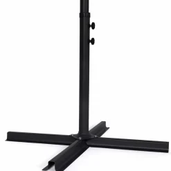 IDMarket Parasol déporté rotatif 350 cm coloris gris* Parasols