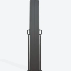 IDMarket Paravent double rétractable 180 x 800 cm gris anthracite* Paravents Extérieurs