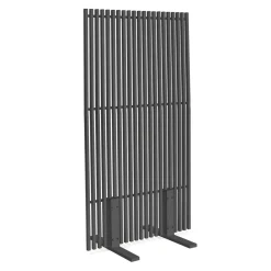 IDMarket Paravent extérieur ajouré 150x80 cm claustra extérieur gris anthracite* Paravents Extérieurs|Panneaux Occultants