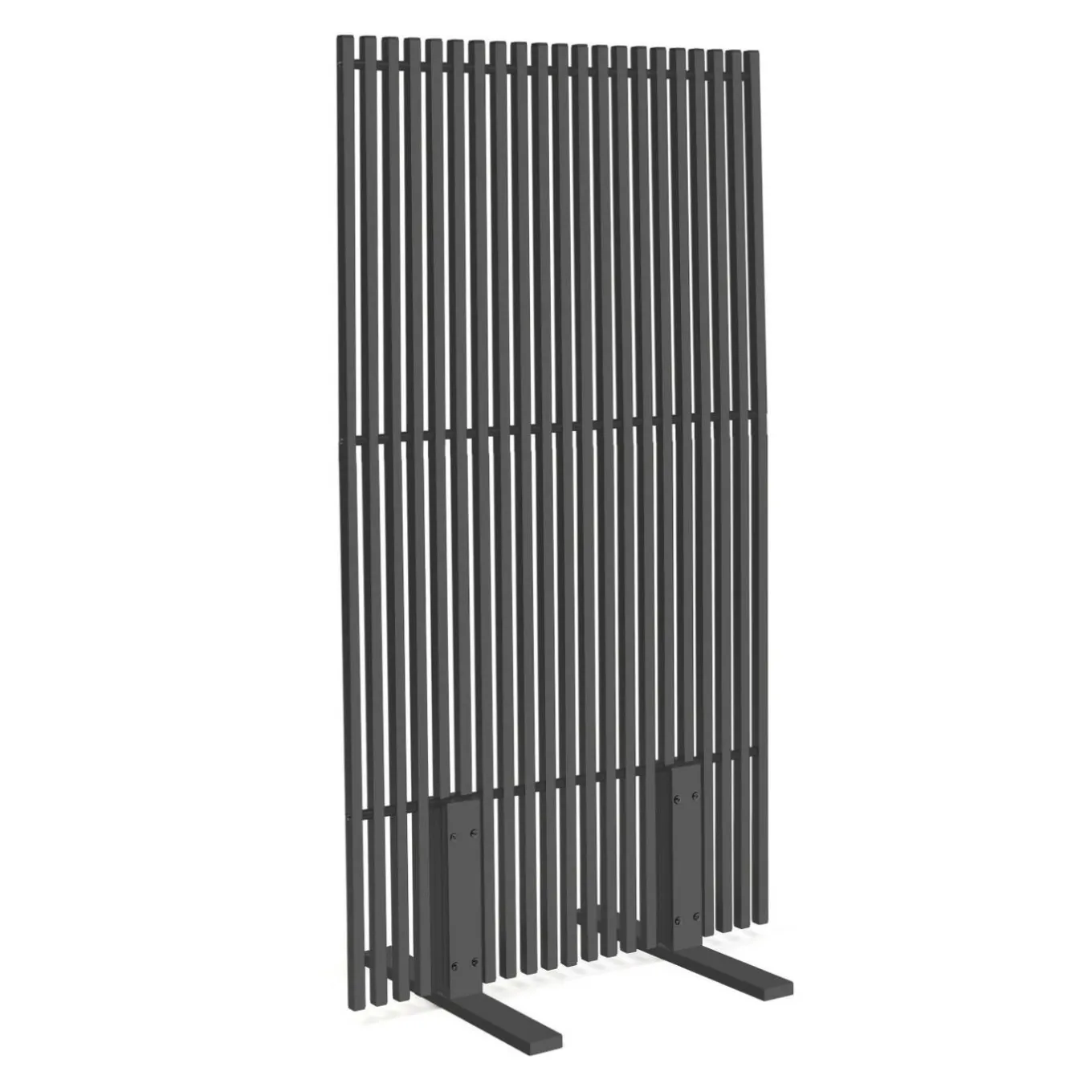 IDMarket Paravent extérieur ajouré 150x80 cm claustra extérieur gris anthracite* Paravents Extérieurs|Panneaux Occultants