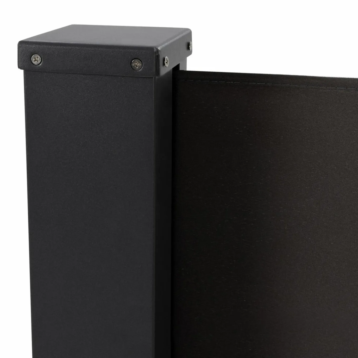 IDMarket Paravent rétractable 5x2m gris anthracite* Paravents Extérieurs