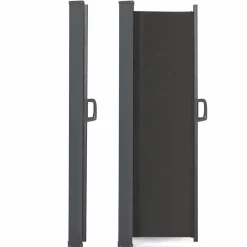 IDMarket Paravent rétractable 5x2m gris anthracite* Paravents Extérieurs