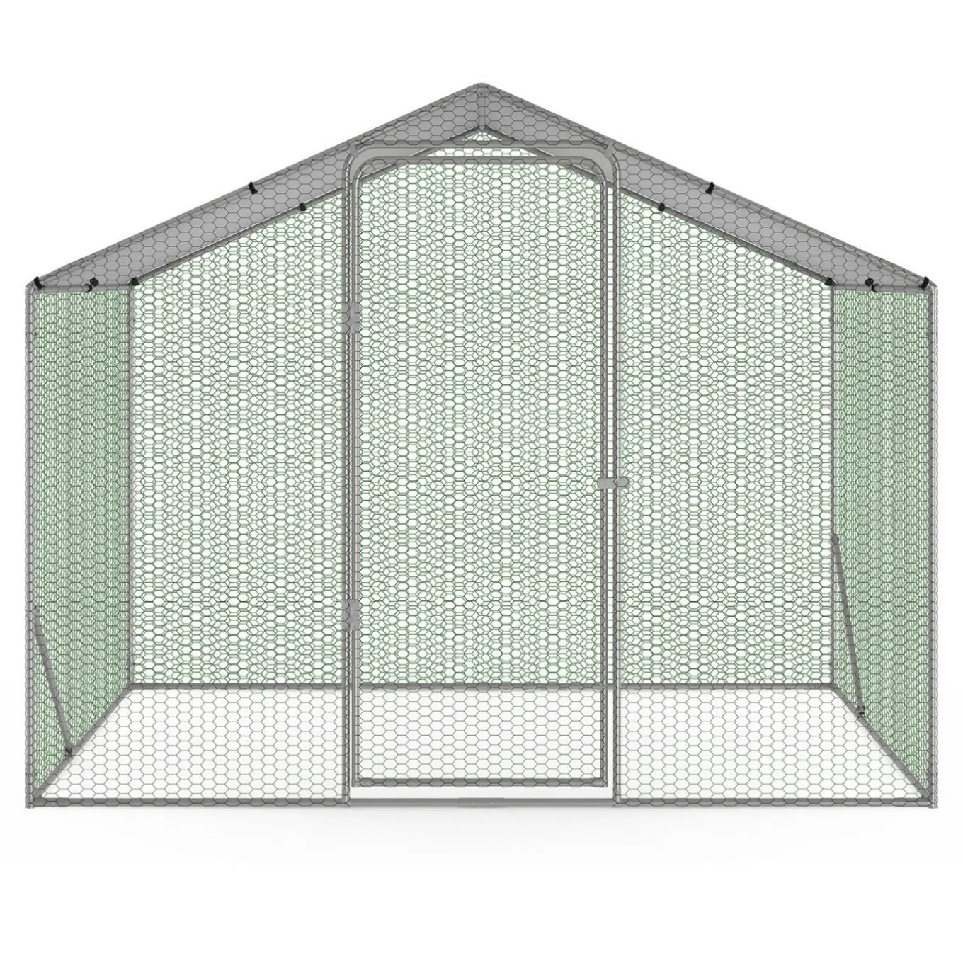 IDMarket Parc à poules grillagé 3 m²* Volières Et Enclos