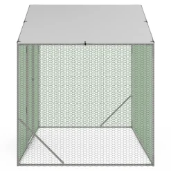 IDMarket Parc à poules grillagé 3 m²* Volières Et Enclos