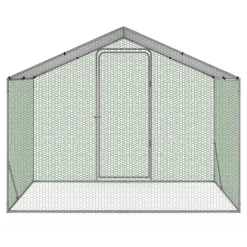 IDMarket Parc à poules grillagé 3 m²* Volières Et Enclos