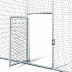 IDMarket Parc à poules grillagé 15 m²* Volières Et Enclos