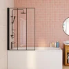 IDMarket Pare baignoire 1 volet 70x120cm* Produits D’Aménagement Intérieur|Accessoires Salle De Bain