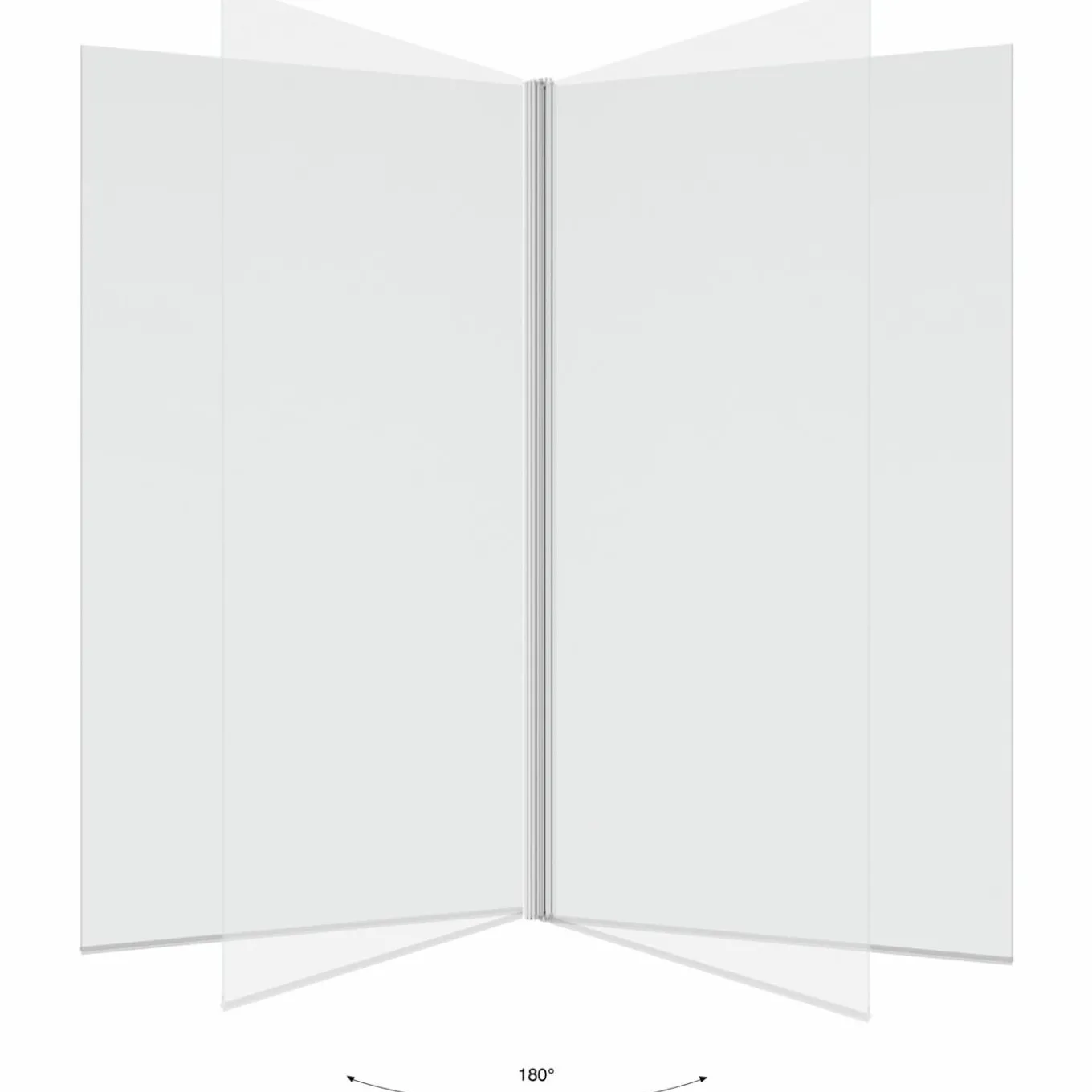 IDMarket Paroi de baignoire pivotante 1 volet 70x120 cm* Produits D’Aménagement Intérieur|Accessoires Salle De Bain