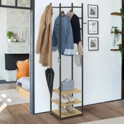 IDMarket Penderie d'entrée et porte manteau* Petits Meubles|Vestiaires Et Meubles D'Entrée