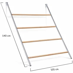 IDMarket Perchoir poule 4 niveaux en bois* Accessoires Poulailler|Volières Et Enclos