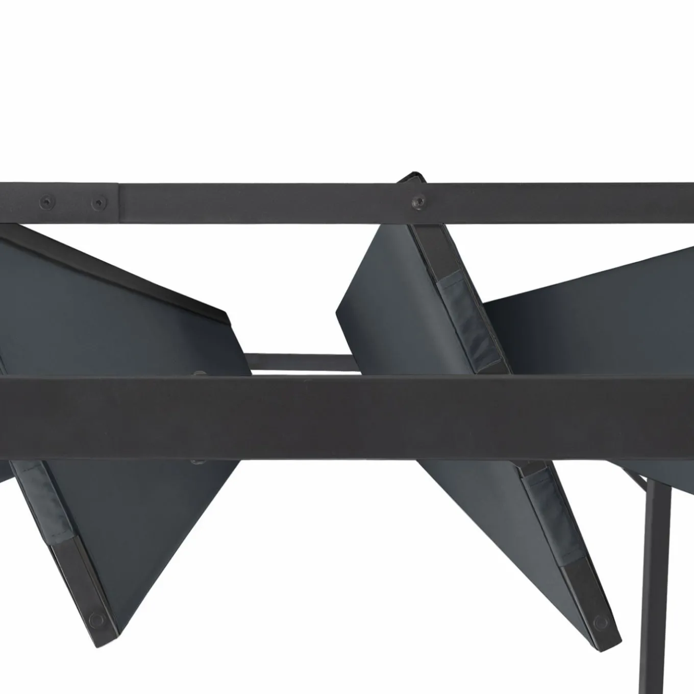 IDMarket Pergola acier lames orientables avec 4 stores gris 3x3 m* Tonnelles De Jardin|Pergolas