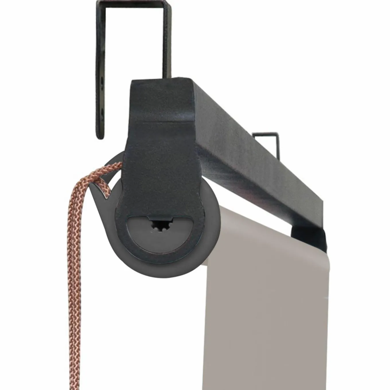 IDMarket Pergola acier lames orientables 3x4m avec 4 stores taupe* Tonnelles De Jardin|Pergolas