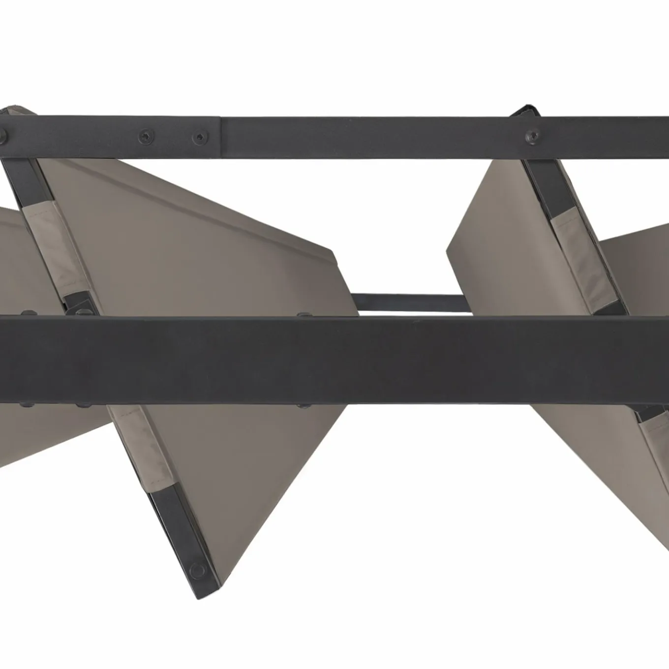 IDMarket Pergola acier lames orientables 3x4m avec 4 stores taupe* Tonnelles De Jardin|Pergolas