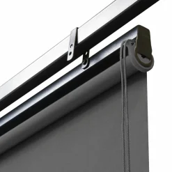 IDMarket Pergola lames orientables et stores gris anthracite* Tonnelles De Jardin|Pergolas