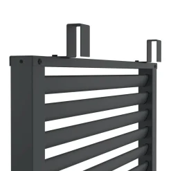 IDMarket Pergola persienne 3x4M gris anthracite avec toit rétractable et 4 pans modulables* Tonnelles De Jardin|Pergolas