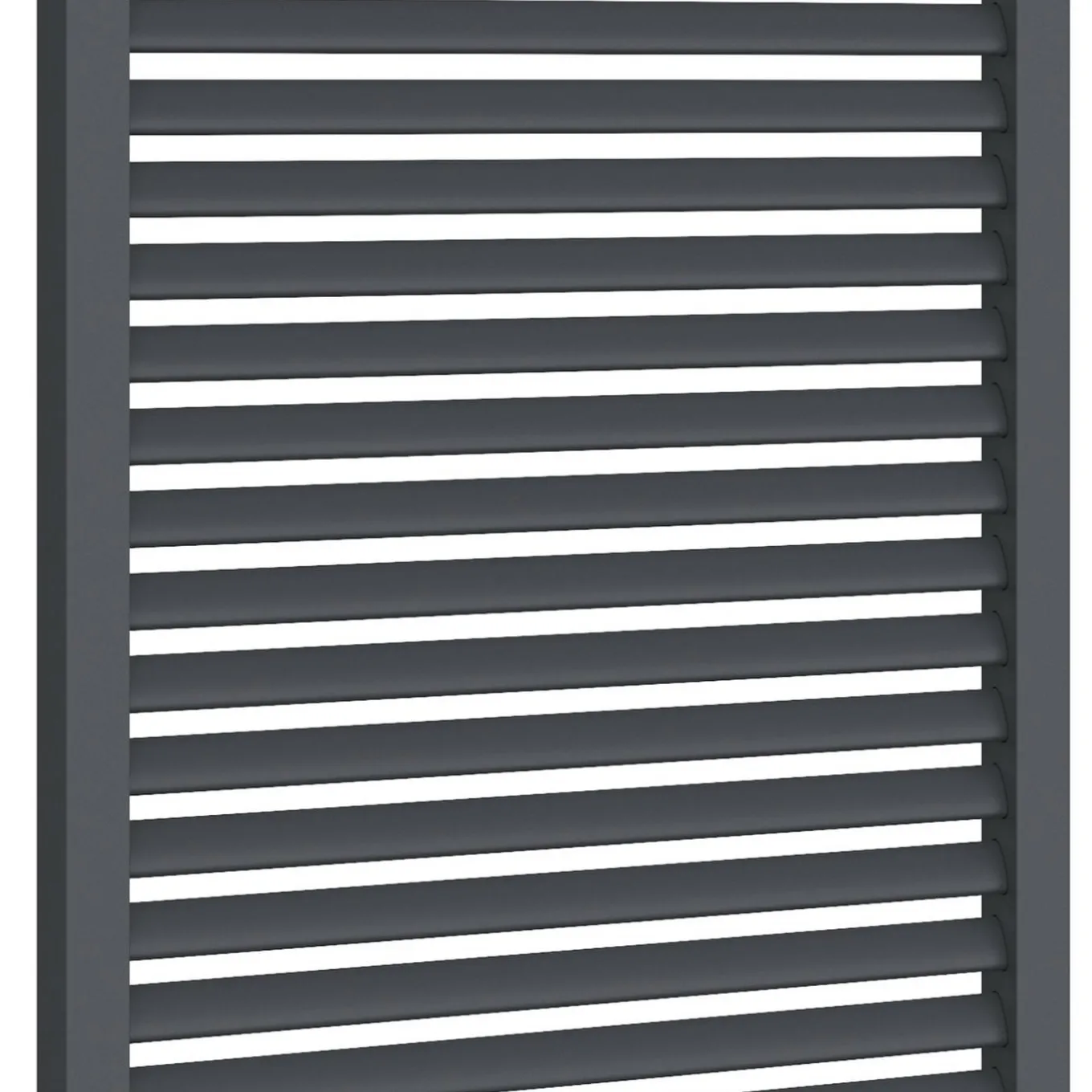 IDMarket Pergola persienne 3x4M gris anthracite avec toit rétractable et 4 pans modulables* Tonnelles De Jardin|Pergolas