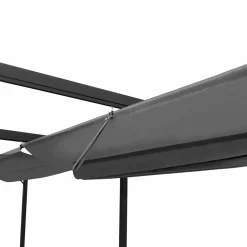 IDMarket Pergola toit rétractable 3x6m gris anthracite et stores enrouleurs* Tonnelles De Jardin|Pergolas